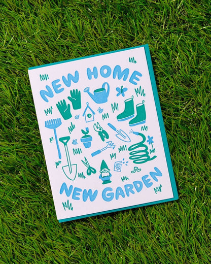 New Home, New Garden Greeting Card by And Here We Are