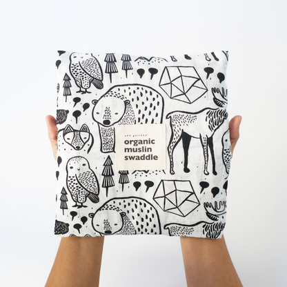 Organic Muslin Swaddle | Nordic by Wee Gallery