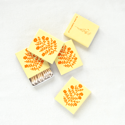 Floral Matchbox | Golden by Elana Gabrielle