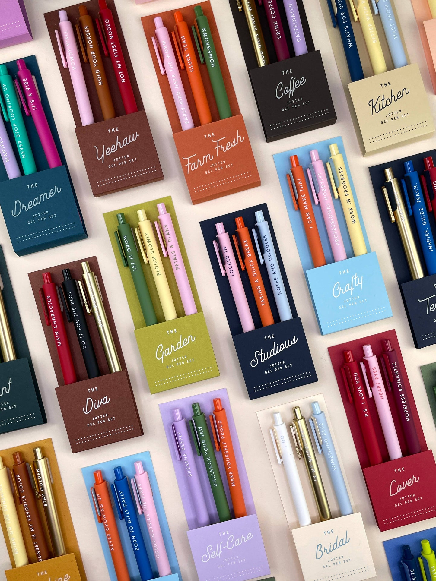 Garden Jotter Gel Pen | Set of 3 by Ruff House Print Shop