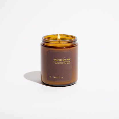 Salted Mocha – 7.2 oz Soy Candle by P.F. Candle Co.