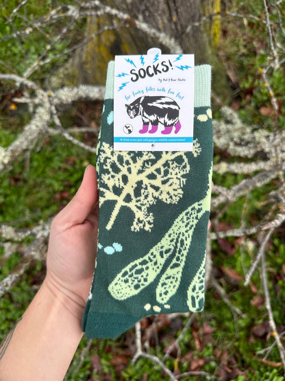 Lichen Socks | Unisex by Owl & Bear Studio