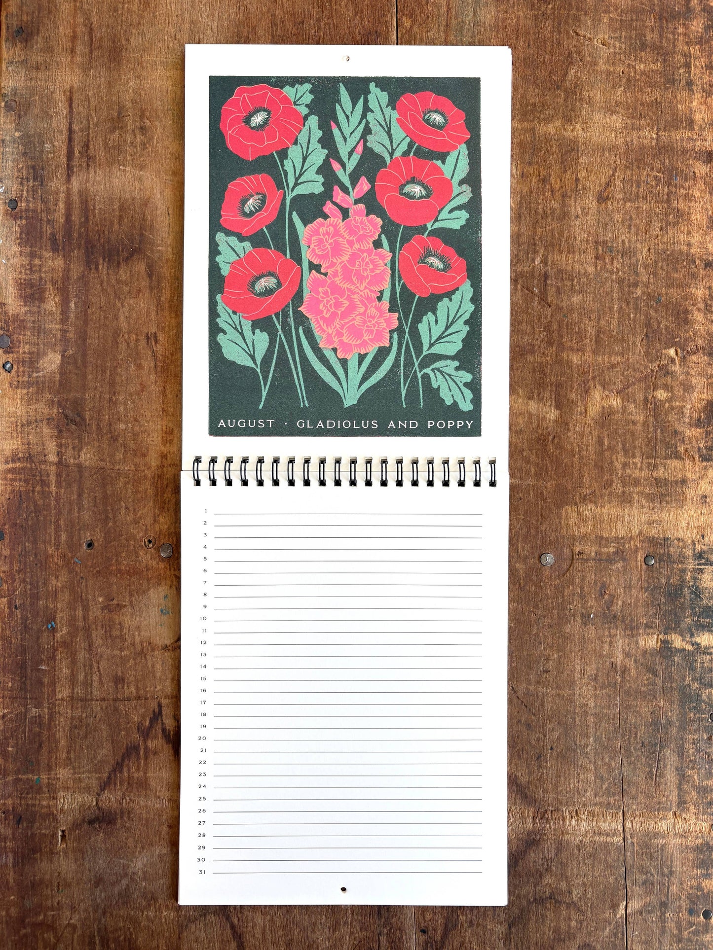 Perpetual Birth Month Calendar by Katharine Watson
