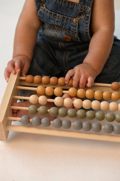 Neutral Wooden Abacus by Brooklyn Neutral