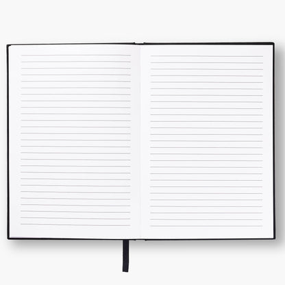 Forever Grateful Black Linen Notebook by Souvenir