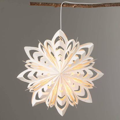 Large Hanging Paper Snowflake by Sullivans Home Decor