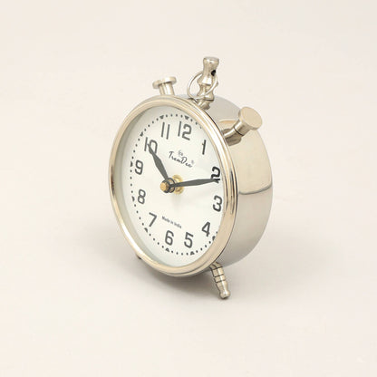 Decorative Desk Clock | Nickel