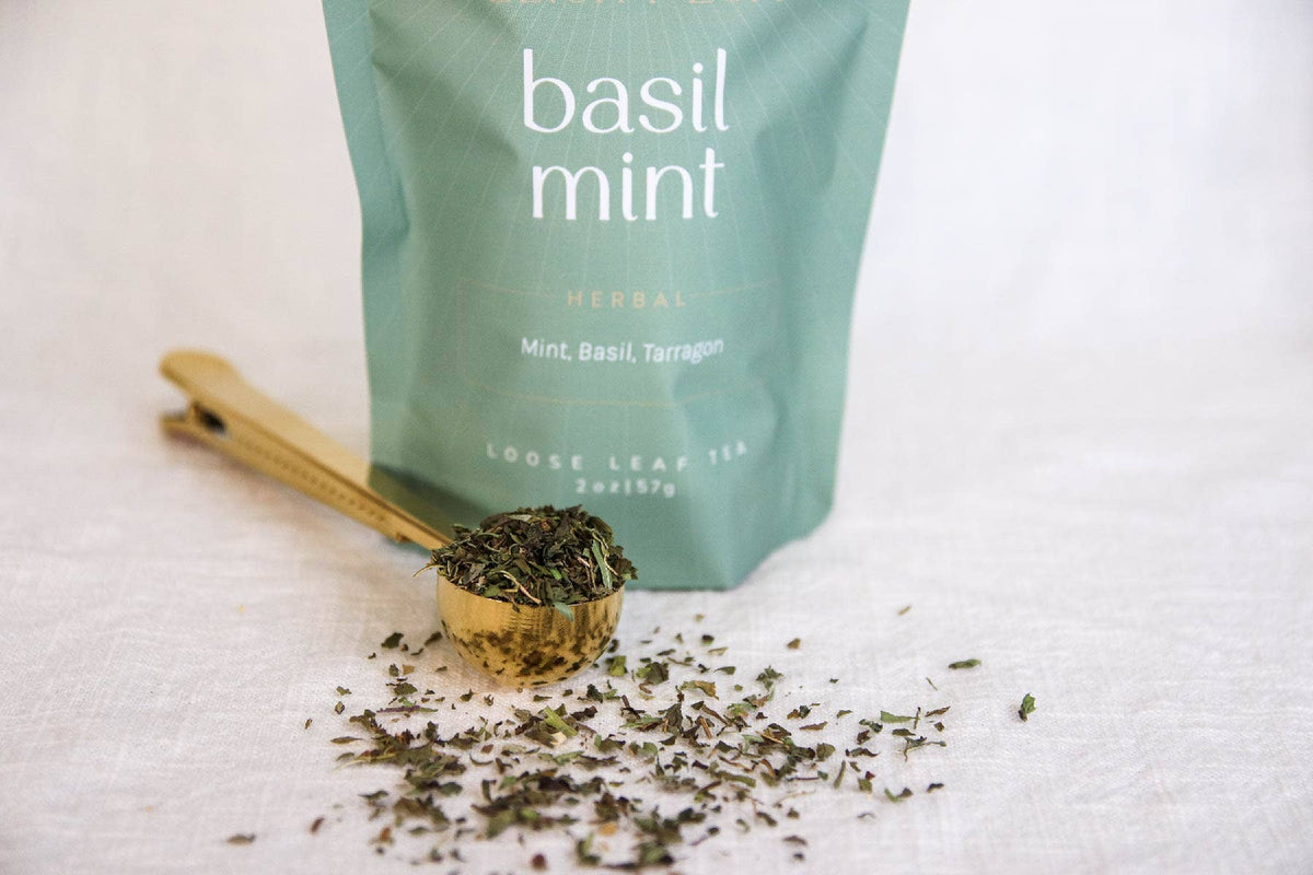 Basil Mint Tea by Felicity Loft