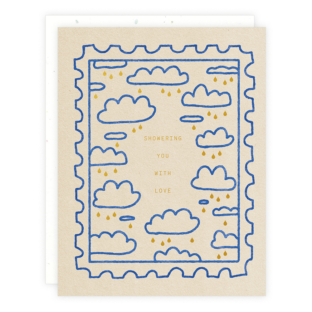 Showering You With Love Greeting Card by Someday Studio