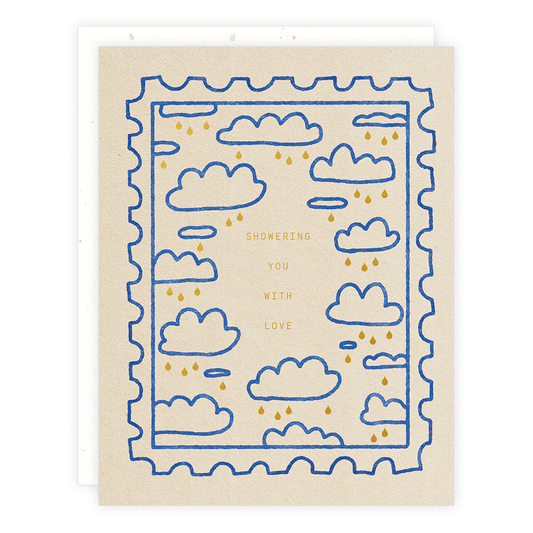 Showering You With Love Greeting Card by Someday Studio