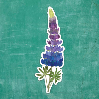 Lupine Sticker by Wren and the Raven