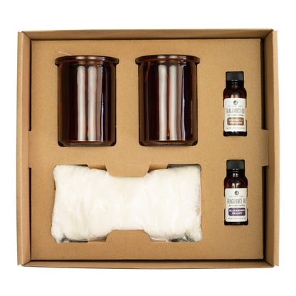 Candle Making Kit | 2pc | 4oz Amber