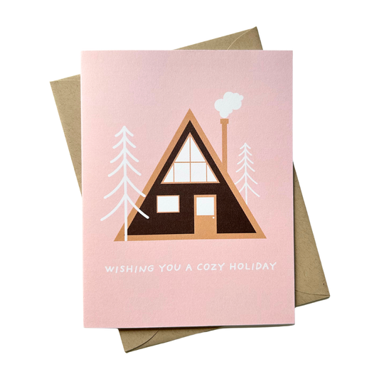 Wishing You a Cozy Holiday Card by Five Dot Post