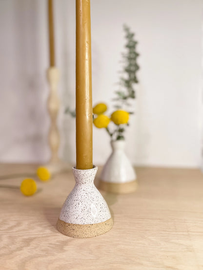 Ceramic Candle Taper Holder by JordanB Ceramics