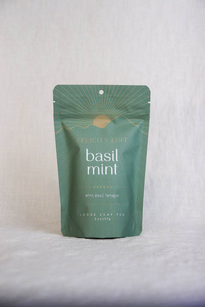 Basil Mint Tea by Felicity Loft