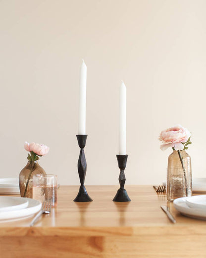 Hand-Forged Iron Taper Candle Holder by Creative Women