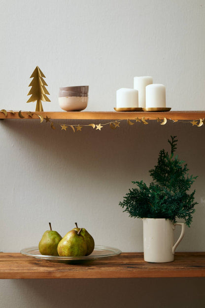 Brass Star Garland by Fog Linen Work