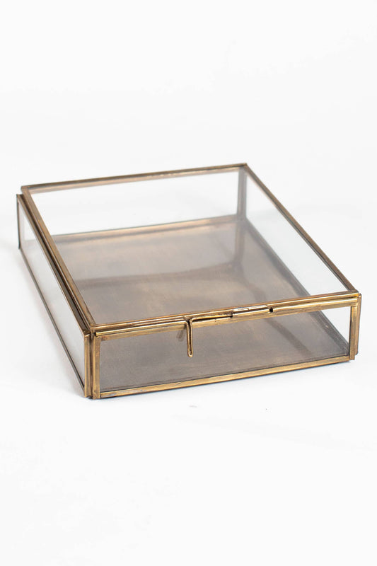 Antiqued Brass Keepsake Box by Ten Thousand Villages