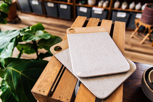 Large Cheeseboard by East Wheeling Clayworks