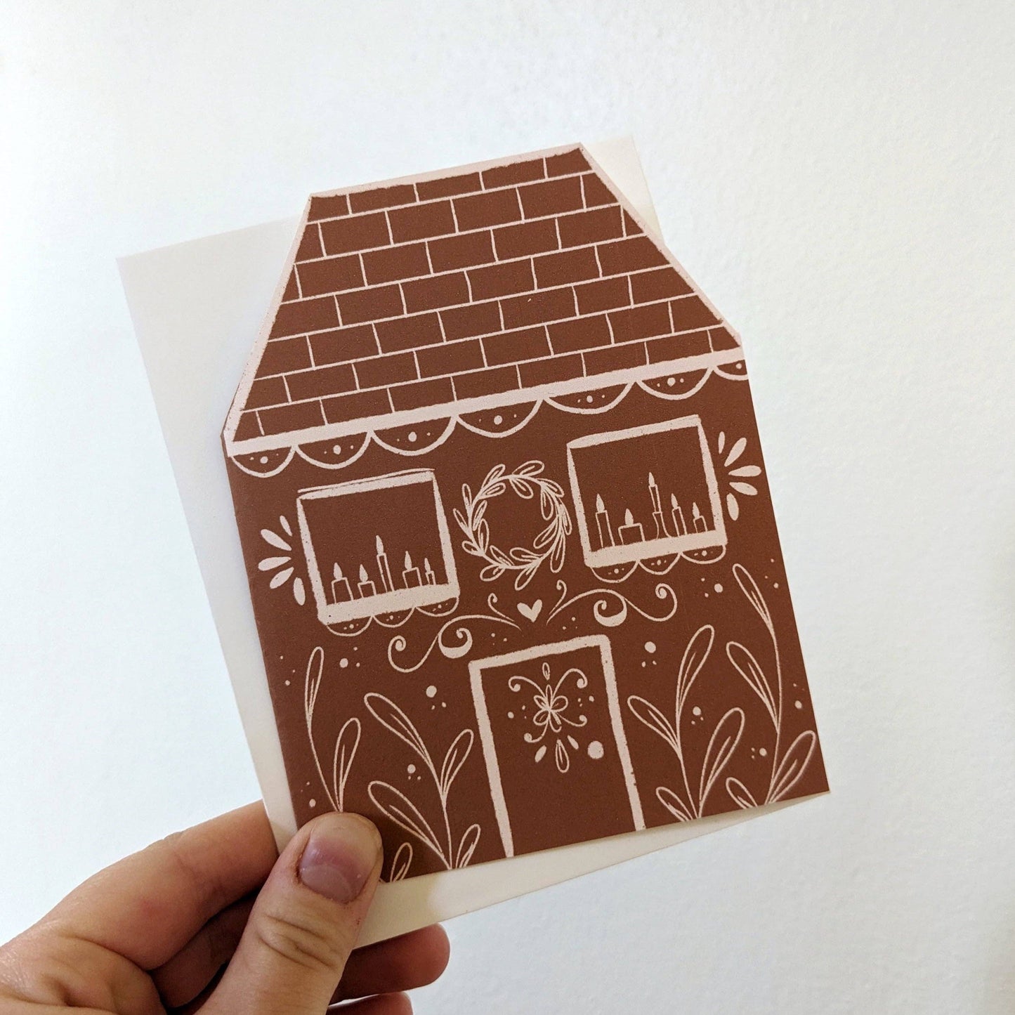 Gingerbread Houses | Set of Four Cards by Elizabeth Kirsteatter