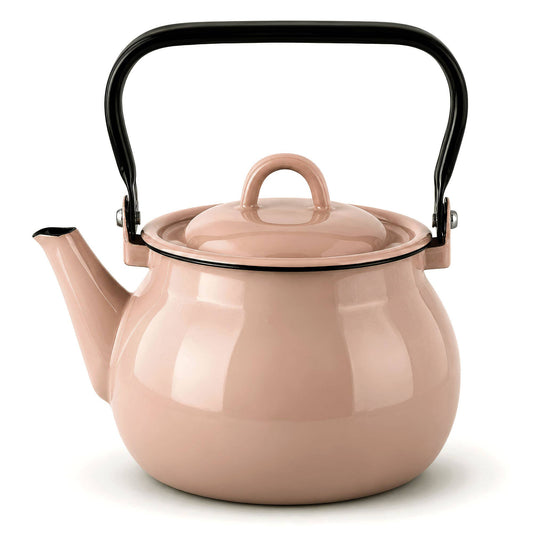 Vintage Enamel Kettle | Blush