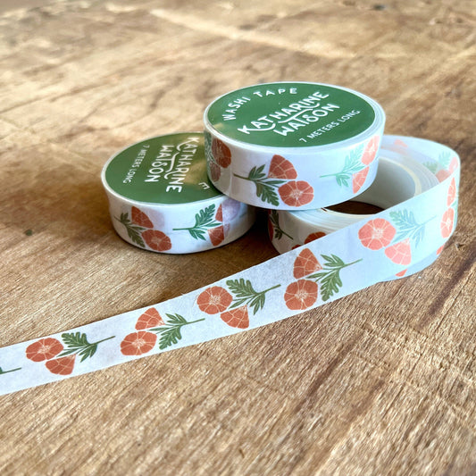 Desert Flower Washi Tape by Katharine Watson