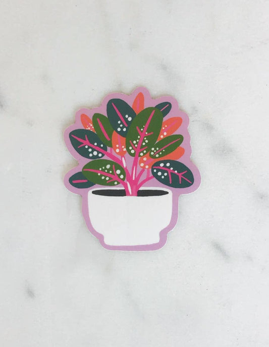 Rubber Plant Sticker by Idlewild Co.