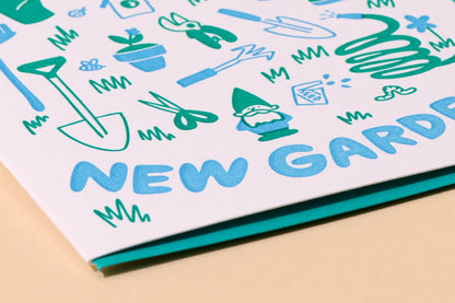 New Home, New Garden Greeting Card by And Here We Are