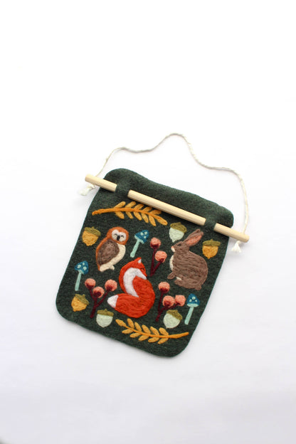 Woodland Banner Felting Kit 