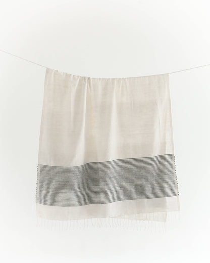 Riviera Cotton Throw Blanket by Creative Women