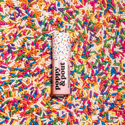 Birthday Confetti Cake Lip Balm by Poppy & Pout