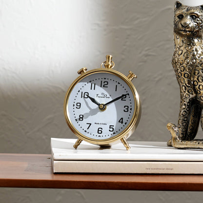 Decorative Desk Clock | Gold