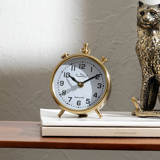 Decorative Desk Clock | Gold