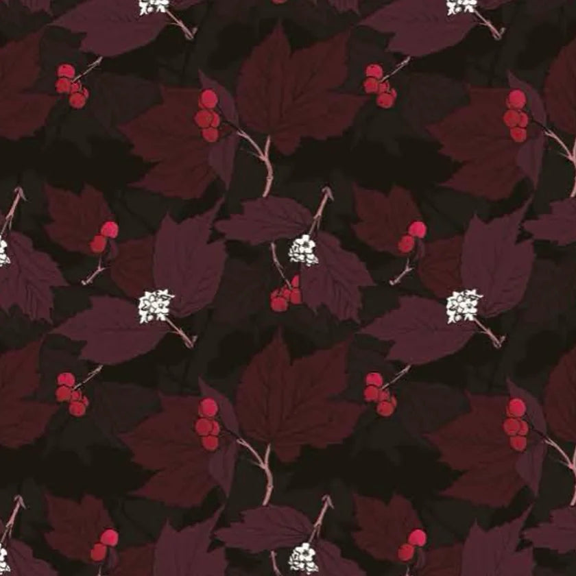 Red Cranberries Wrapping Paper by Brianna Reagan