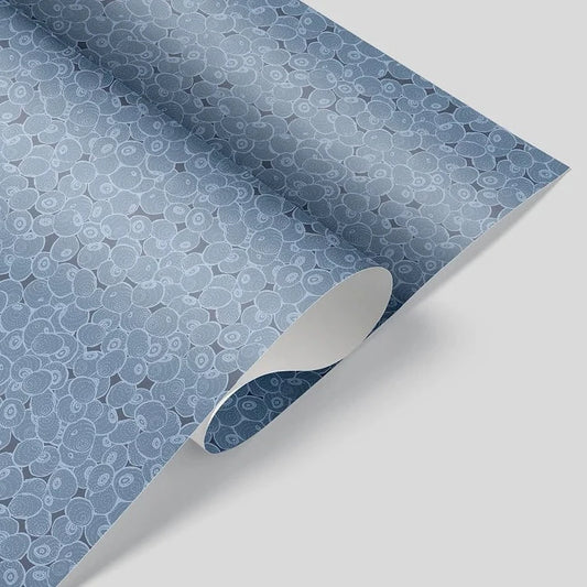 Bluebs Wrapping Paper by Brianna Reagan