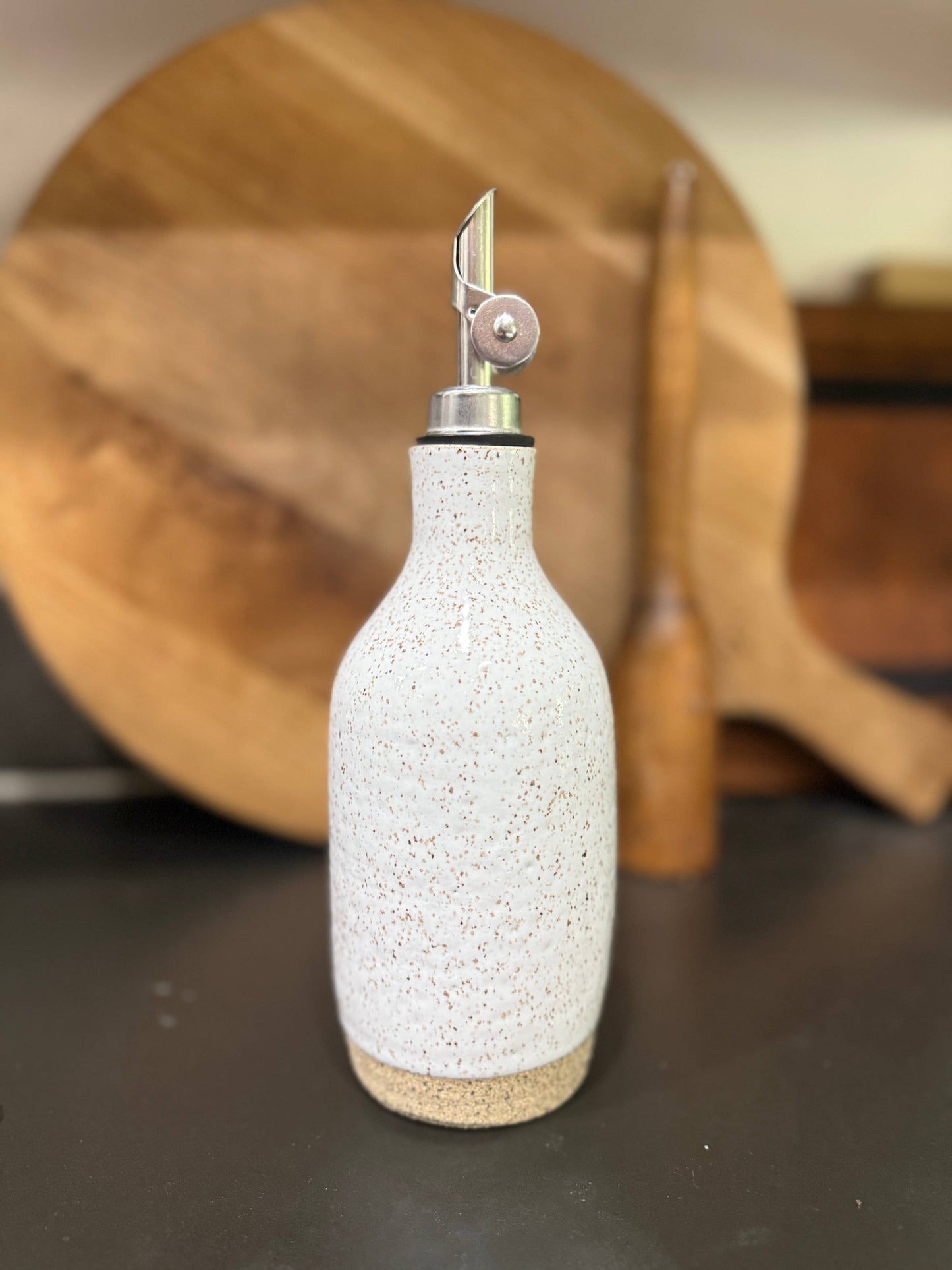 Ceramic Olive Oil Dispenser by JordanB Ceramics