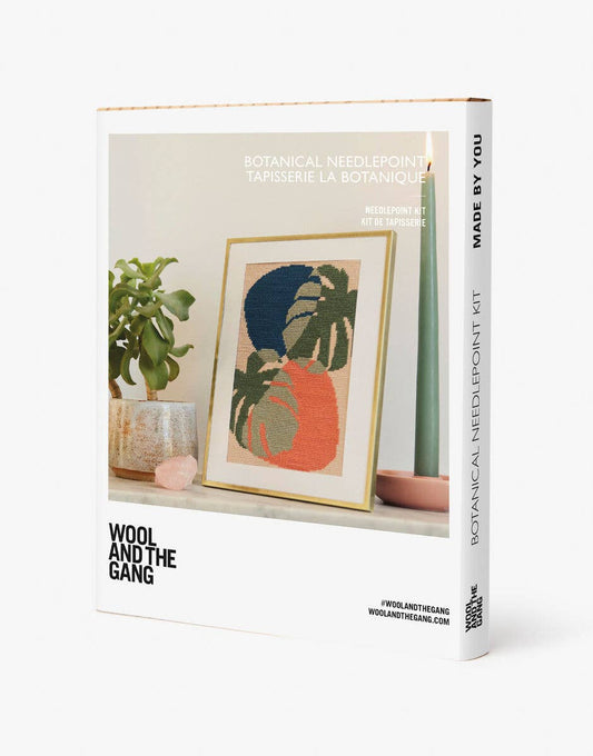 Monstera Botanical Needlepoint Kit by DMC