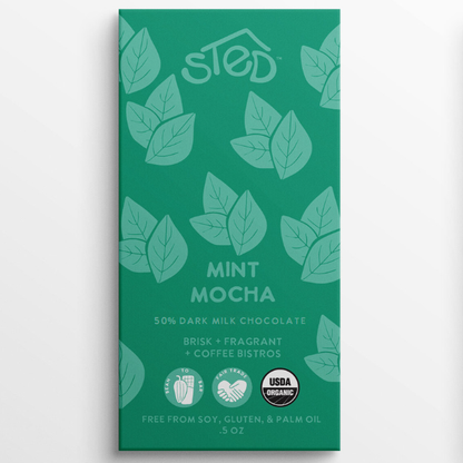 Mint Mocha Mini Chocolate Bar by Sted Foods