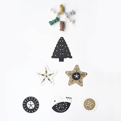 Festive Fun Lacing Ornaments by Wee Gallery