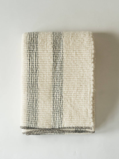 Woolen Cloud Throw Blanket by Co.House Designs