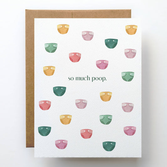 So Much Poop Card by Watercolor Wednesday