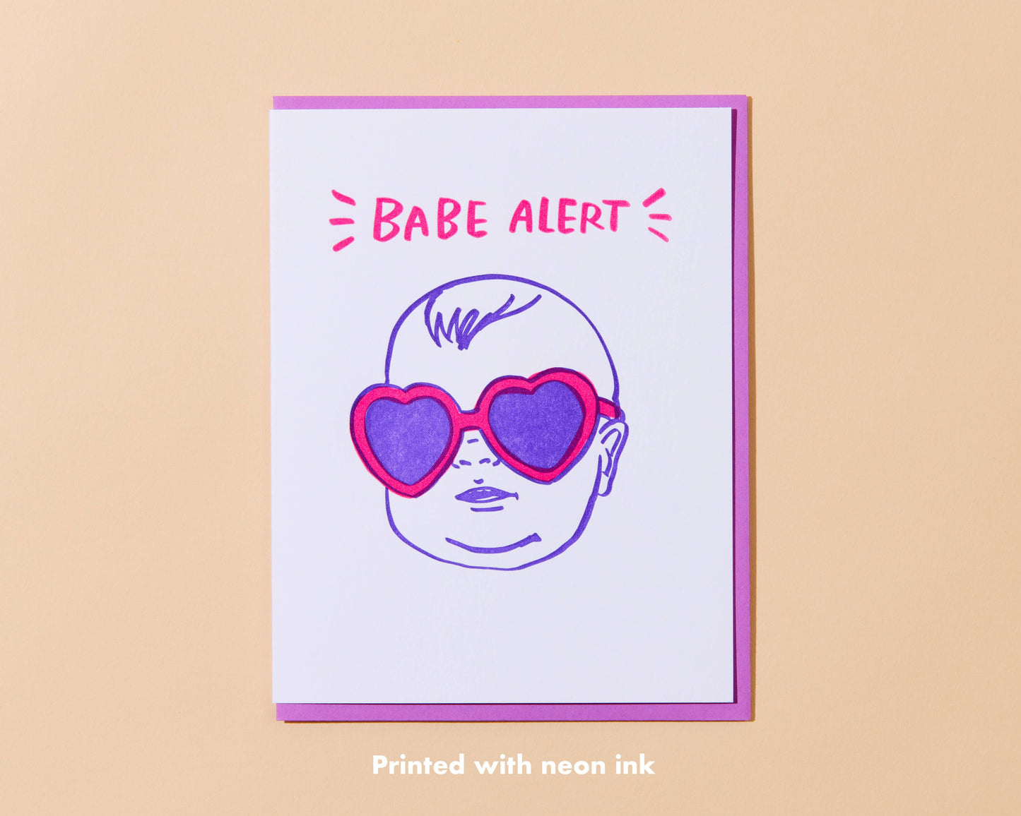 Babe Alert Greeting Card by And Here We Are