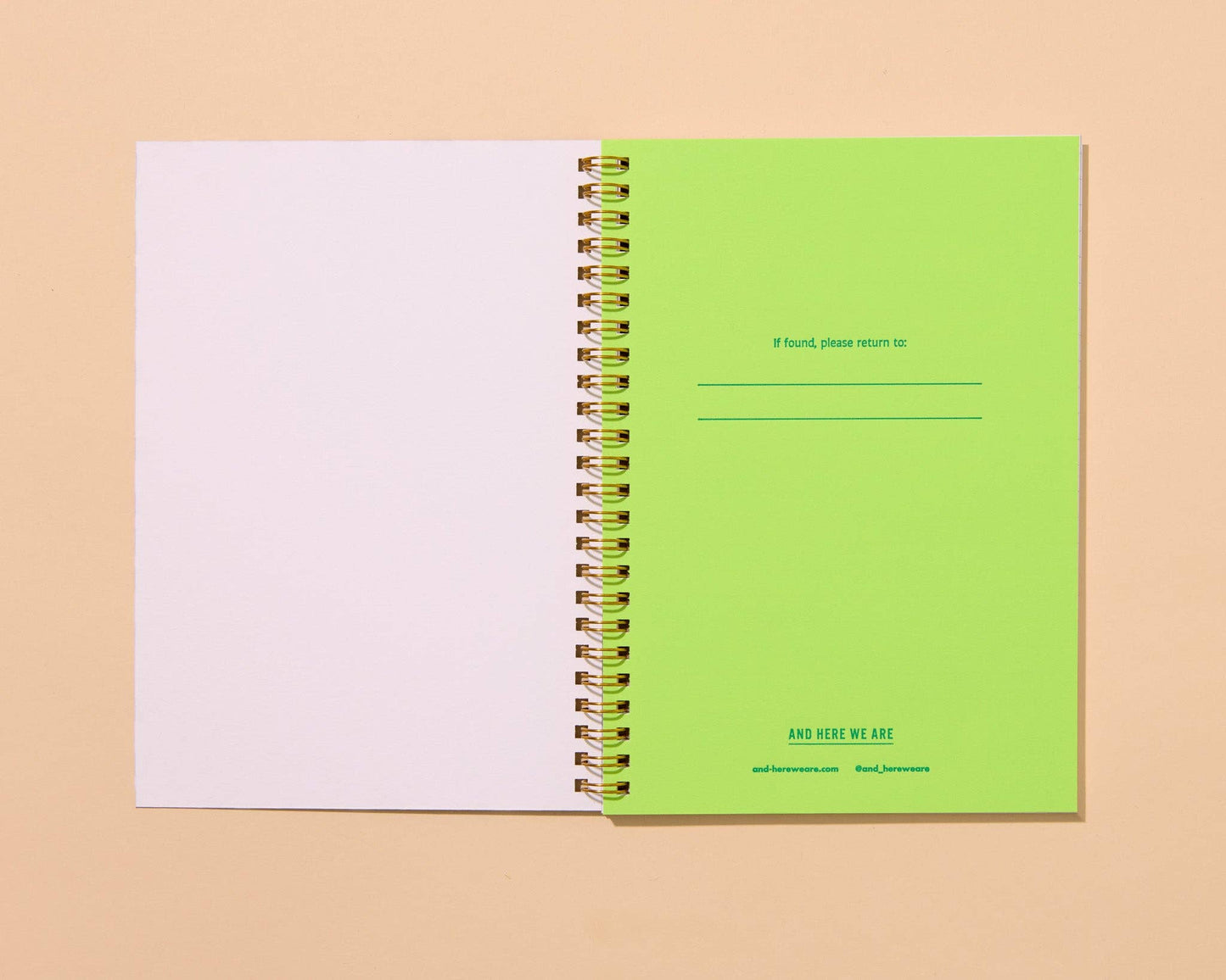 Autumn Quilt Spiral Lined Notebook by And We Are Here