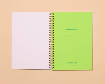 Autumn Quilt Spiral Lined Notebook by And We Are Here
