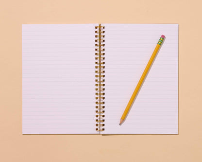 Rainbow Trout Fish Spiral Lined Notebook by And We Are Here