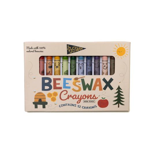 12 Beeswax Crayons – Non-Toxic, Kid-Friendly Design