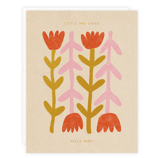 Little and Loved Greeting Card by Someday Studio