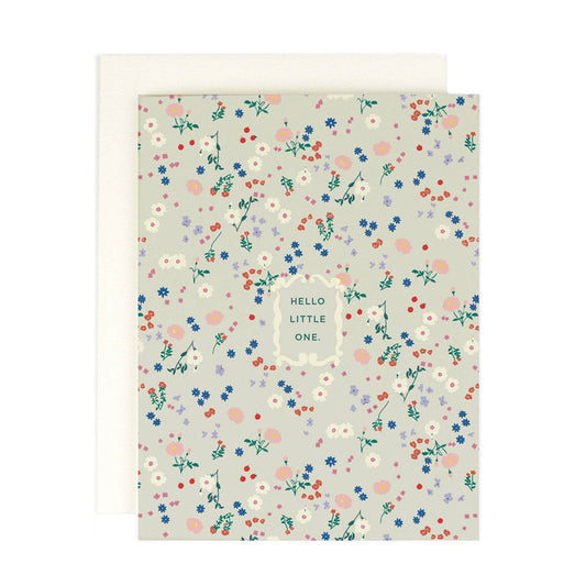 Hello Little One Greeting Card by Amy Heitman