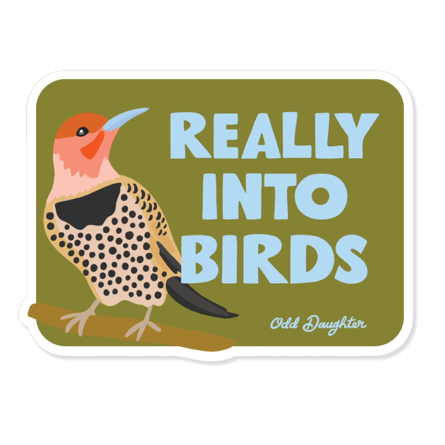 Really Into Birds Sticker by Odd Daughter Paper Co.