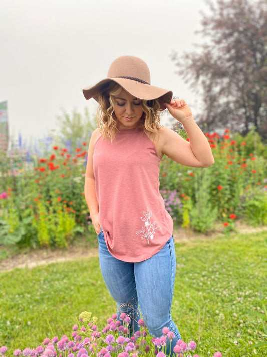 Blueberry Bunches Rocker Tank by Printworthy